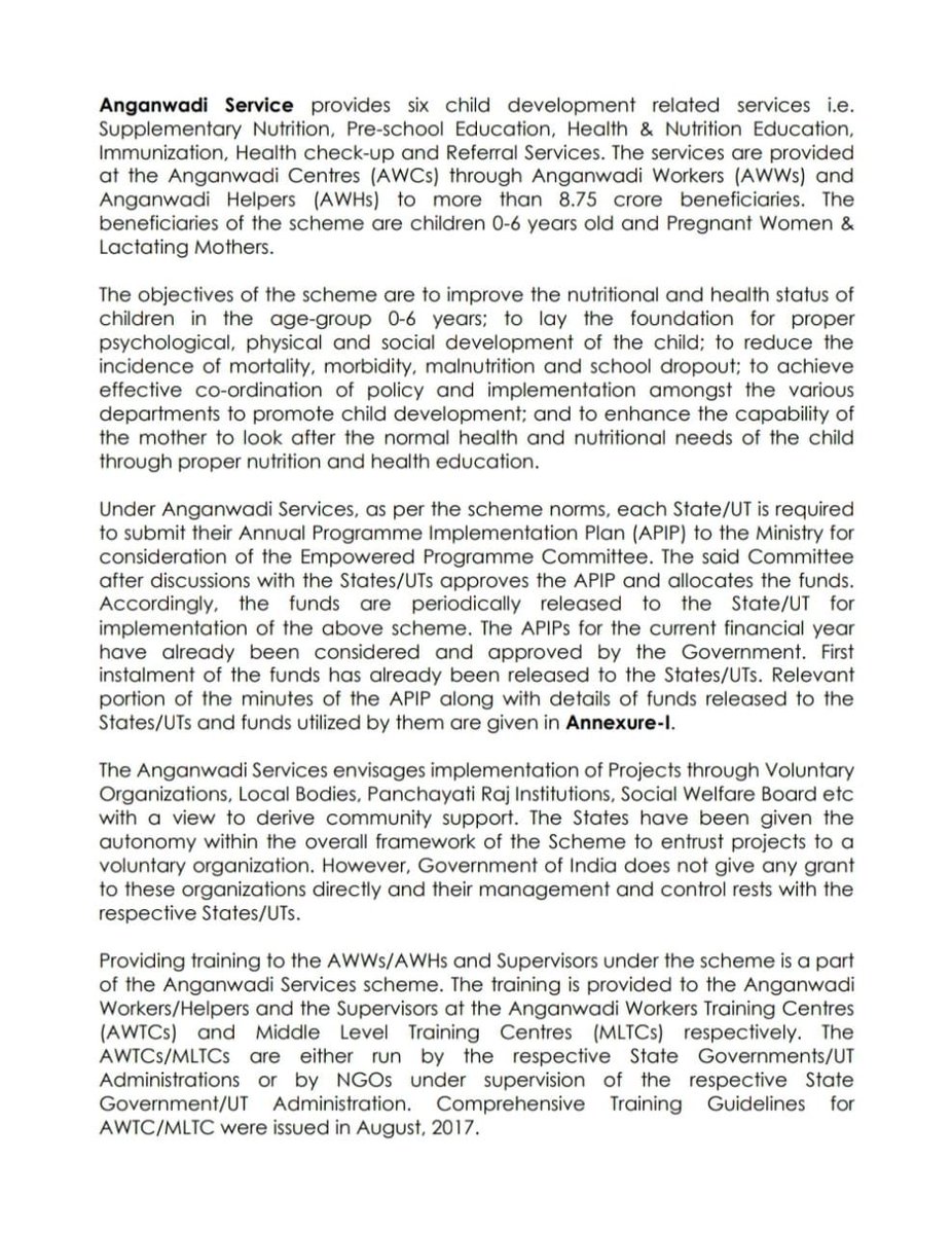 RajeevRC_X's tweet photo. #TodayInParliament

My PQ on schemes being implemented for the development of children in the country, particularly through Non-Governmental Organisations (NGOs) answered by Minister @MinistryWCD @smritiirani

https://t.co/3B22oKbPT0 https://t.co/9DRg1QYW7N
