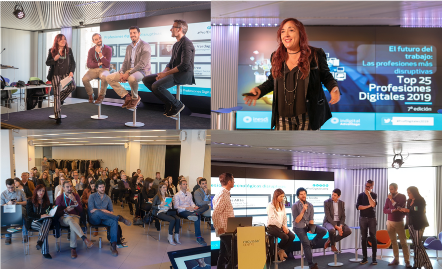 incipy's tweet photo. Aquí están los mejores momentos del evento celebrado junto @InstitutoInesdi "El futuro del trabajo: las profesiones #digitales 2019" (https://t.co/McL906Alwm gracias también a @_celera @FBSabadell @RRHHDigital @MovistarCentre @Reale_Seguros @Valkiriahub #ProfDigitales2019 #RRHH https://t.co/Cy5hHvf78l