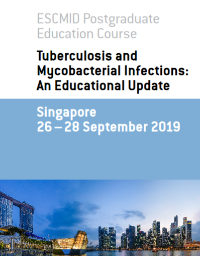 ESCMID's tweet image. Call for abstracts:
ESCMID Postgraduate Education Course:
#Tuberculosis and #Mycobacterial #Infections: An Educational Update

The organisers invite abstracts for poster presentations.  
For more information please visit escmid-sids.wizlink.com.sg
Closing Date: 25 July 2019