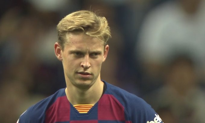 De Jong, en su estreno con el Barça.