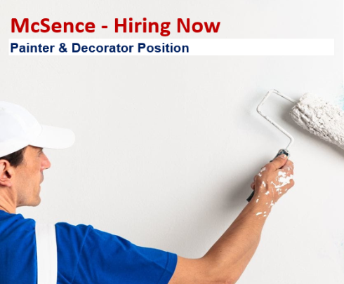 McSenceGroup's tweet photo. Excellent Opportunity Full Time - Painter &amp; Decorator
McSence Property Maintenance team are expanding and are looking to recruit a Full-time Painter &amp; Decorator. 

For more information please contact recruitment@mcsence.co.uk or  call  on 0131 454 1500 https://t.co/Pl1ZBVK3Aa