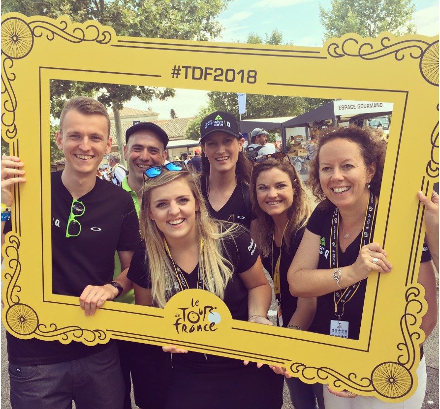 nttdata_inc's tweet image. We’re celebrating 1⃣0⃣0⃣ with @letour today in a big way 🥳

💯Stages as the Official Technology Partner at the Tour
💯Years of the Yellow Jersey
💯#TDF Stages for @dougryd’s as team principal 

#TDF2019 #TDFdata