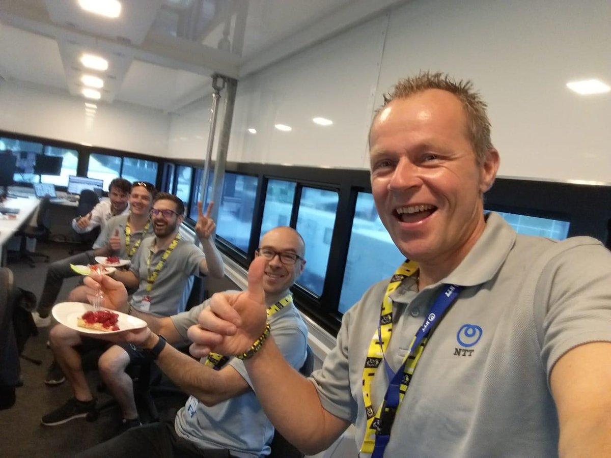 nttdata_inc's tweet image. We’re celebrating 1⃣0⃣0⃣ with @letour today in a big way 🥳

💯Stages as the Official Technology Partner at the Tour
💯Years of the Yellow Jersey
💯#TDF Stages for @dougryd’s as team principal 

#TDF2019 #TDFdata