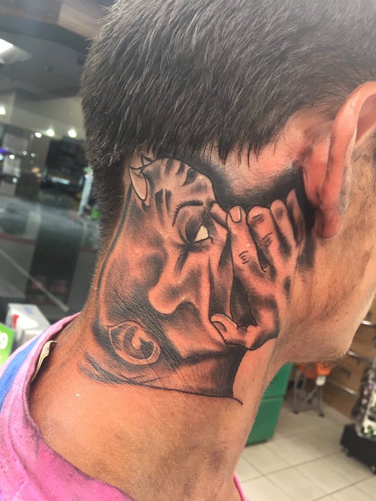 Top 81+ about devil neck tattoo best - in.daotaonec