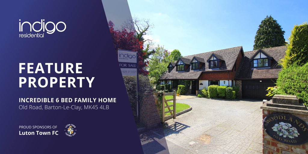 Indigo_Ampthill's tweet photo. Our #FeatureProperty is this incredible 6 Bedroom detached family home situated in Barton-Le-Clay. Chain free, this property has the potential to develop further.
#IndigoResidential #IndigoAmpthill
Call 01525 213321 to arrange a viewing & click here > https://t.co/OToZ0TXlMv https://t.co/vBmIIXLtED