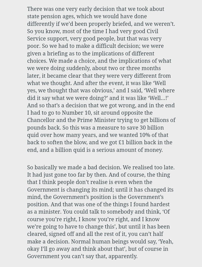 Steve Webb. Pensions Minister 2011.
'basically we made a bad decision. We realised too late'.
#waspi #backto60 #wepaidinyoupayout