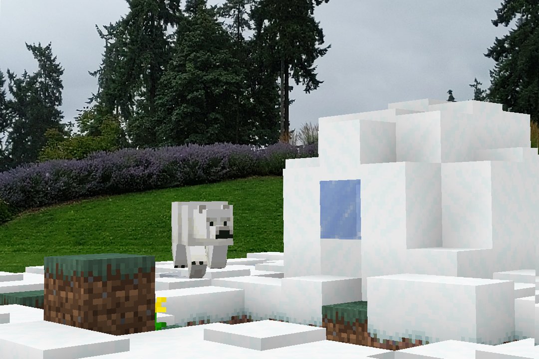 Minecraft Earth Who Will Be The First Person To Get A Polar Bear In Minecraft Earth Reply To This Tweet With Your Screenshot To Prove It Or Reply With Your