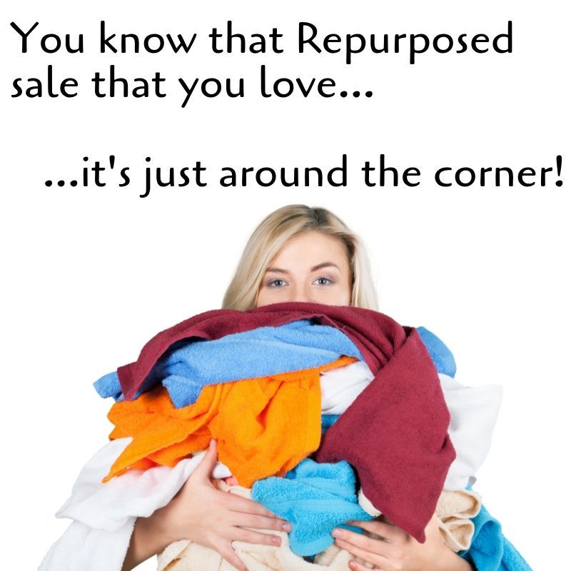 Repurposed_'s tweet image. Clothing Countdown and Bag Sale! Starts Monday &amp;amp; Tuesday, June 29 &amp;amp; 30 with all clothes $1.99, Wednesday &amp;amp; Thursday, June 31 &amp;amp; Aug. 1 they drop to 99¢ and then Friday and Saturday Aug. 2 &amp;amp; 3 stop in for the $3.99-per-bag-of-clothes-sale! #ClothingSale #BagSale