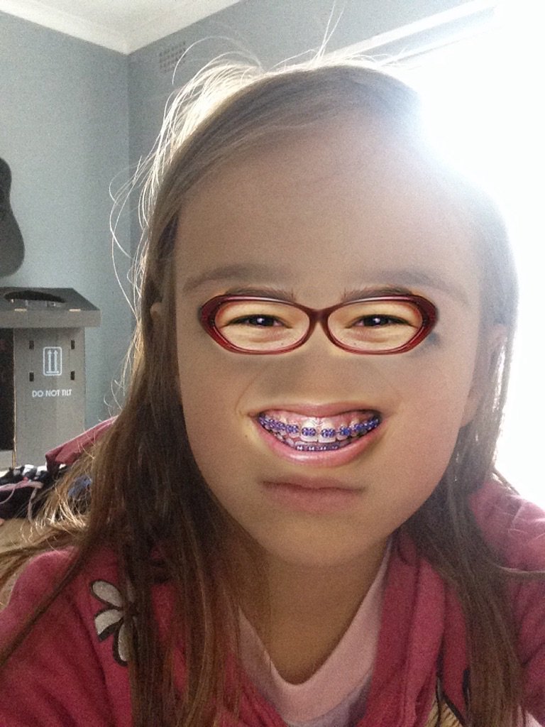 Funny Face Booth iPhone/iPad App. Here is my Funny Face!