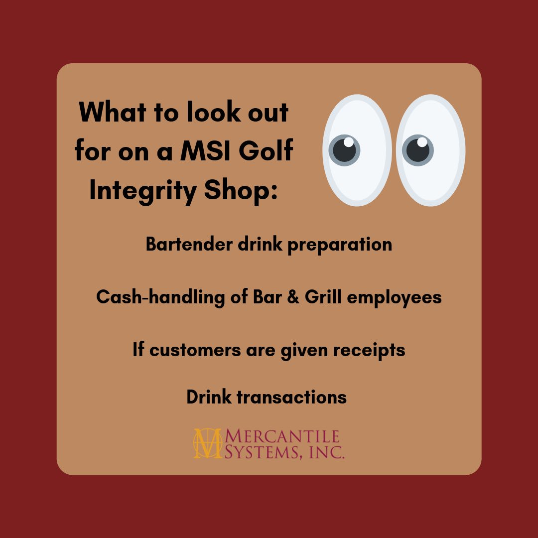 SystemsMerc's tweet image. With lower costs and higher profit margins than food, alcohol offers golf courses an easy way to increase revenue. It's no wonder that our clients in the golf industry need 👀 on their operation!

#Mercantile
#MysteryShopping
#SecretShopper
