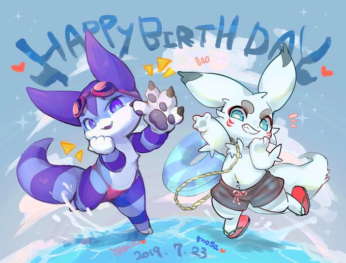 ┌iii┐⋆ʜᴀᴘᴘʏ ʙɪʀᴛʜᴅᴀʏ⋆┌iii┐

もさ(@mosamosa_OC )と誕生日同じだったぞ記念!!
楽しい夏にしようね??? 