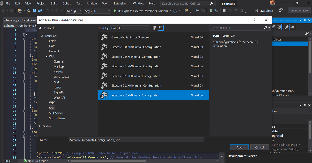 #Sitecore Automation Framework, aka. #SAF has been updated to support the installation of the newly released Sitecore 9.2. Remind yourself how easy it is to install Sitecore from <a href="/VisualStudio/">Visual Studio</a> youtube.com/watch?v=aEMcAH…