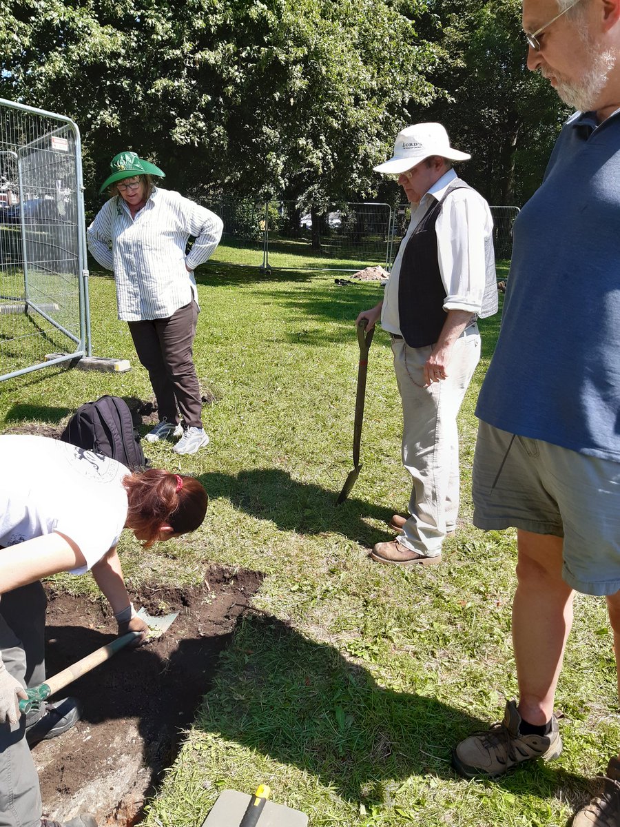 Salford arch volunteers (&amp; Director Mike!) in action again! This time at Worsley Green looking for the Duke of Bridgewater's canal port.