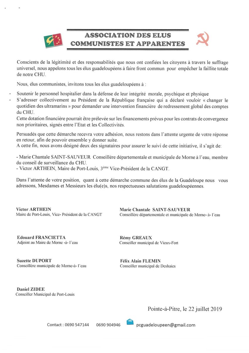 PCG Parti Communiste Guadeloupéen tweet media