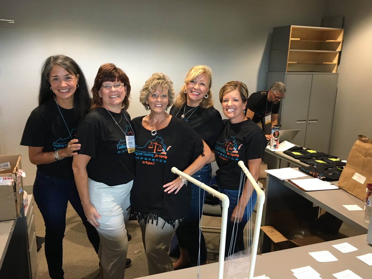 drjcotton's tweet photo. Great team getting us ready for the #R2Equity conference! ⁦@cpschoolsva⁩ https://t.co/f2G2Heb0UN