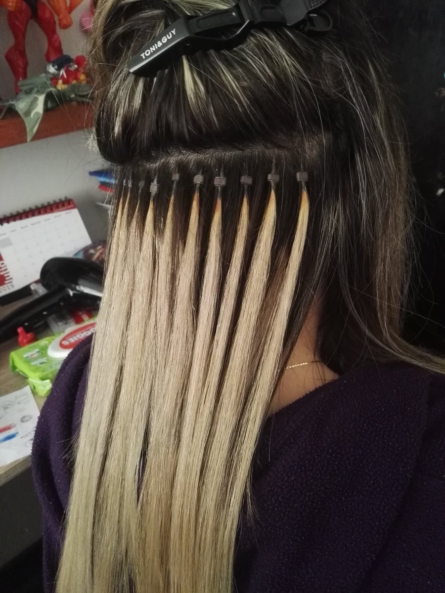 AndryRo45771525's tweet image. Extensiones de cabello natural punto por punto #estensionesnaturales #microring #extensionhairs
