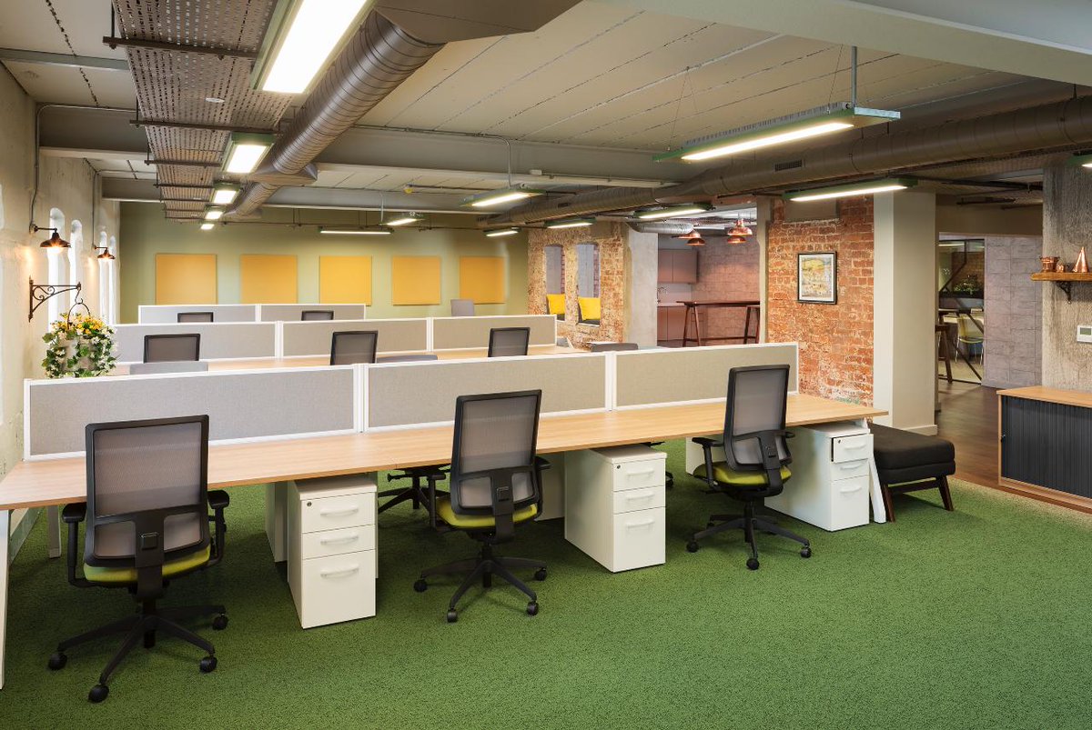 Desso_UK's tweet photo. We love seeing your completed projects featuring our products, like this one from SGS designed with our Salt, Rock, Fuse &amp; Fields carpet tiles! Remember to share your Desso installations with us @Desso_UK, so that we can RT them! #TransformationTuesday https://t.co/BhDqLJxVbx