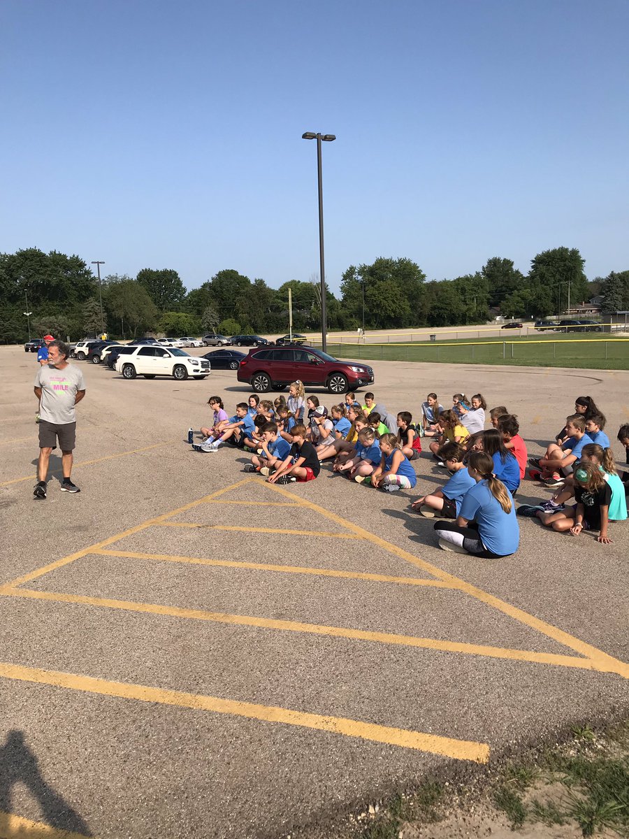 Jr. Vikings XC Camp Day 2 begins with a guest speaker! Thank Mr. Mapes for inspiring the kids to be best for their self!