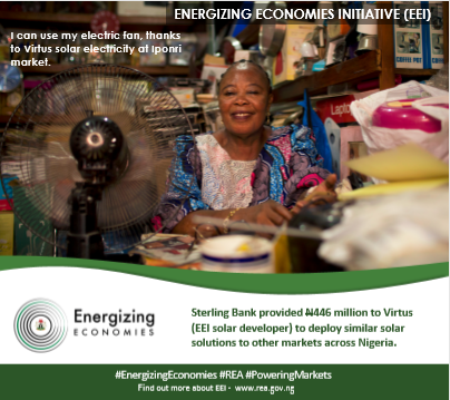 rensourceenergy's tweet photo. A happy and satisfied customer at Iponri Market. #EEIPoweringMarkets #EnergizingEconomiesInitiative #REA #PoweredbyRensource #renewableenergy #solarenergy #cleanenergy #solarpower #offgrid #energy #solarpanels #sustainable #climatechange https://t.co/vy8X2obyY4