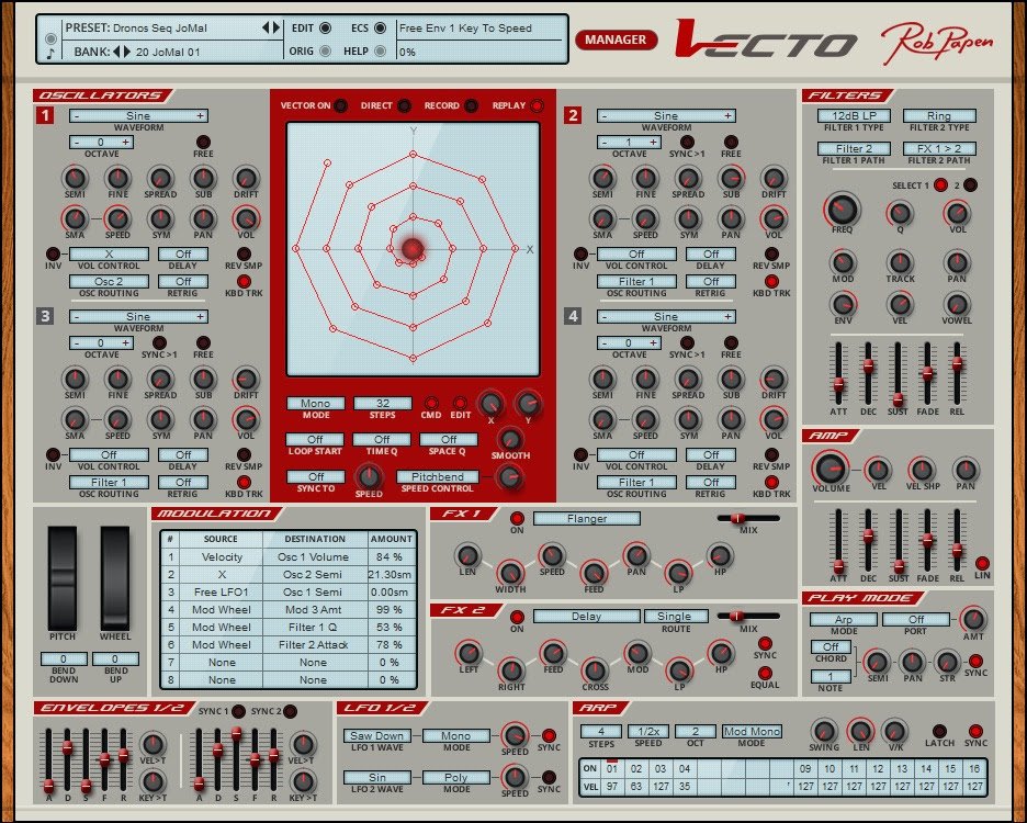 DCSIProductions's tweet photo. Blog post (delayed news series)
Rob #Papen (re)boots #Vecto #virtual #synthesizer into wider (DAW) world as an #AAX-, #AU-, and #VST-compatible VI version
#virtualsynth #musicproduction #daw #plugins #synthesizer
https://t.co/SF7YIGiZ25 https://t.co/Mu4dUIz74H