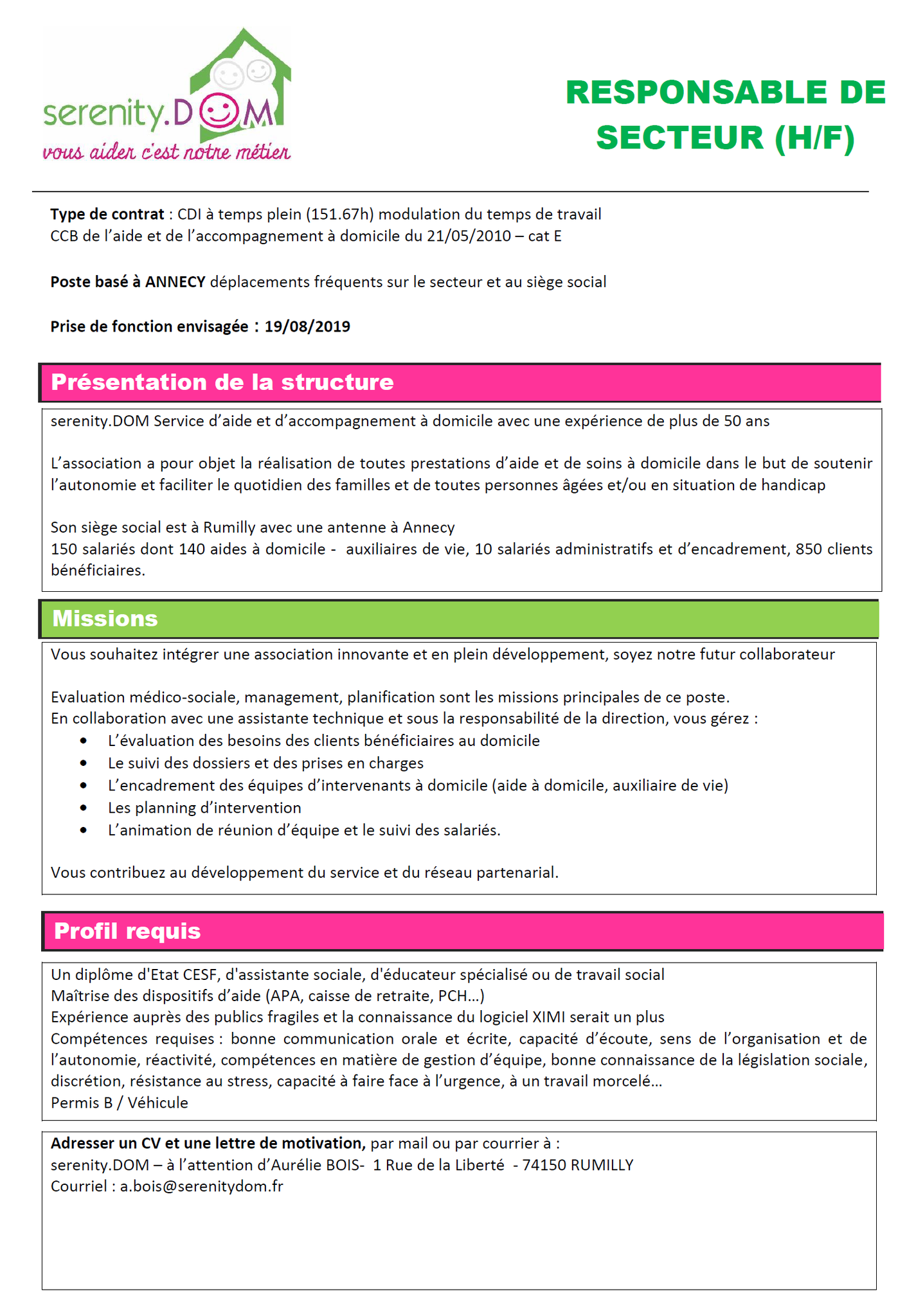 serenity.DOM on Twitter: "serenity.DOM recrute à Annecy, un(e serenity.DOM on Twitter: "serenity.DOM recrute à Annecy, un(e