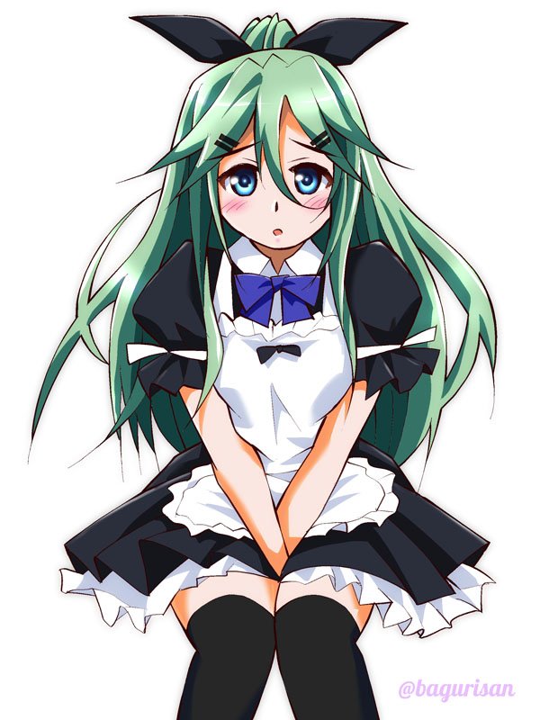 あきちん 艦娘毎日イラストアップ一周年継続中 A Twitter メイド山風ちゃんなのです 何となくメイド服が似合うかなと思って着せてみました 色合いは普段の服装に合わせてます 艦これ版深夜の真剣お絵描き60分一本勝負 艦これ版真剣お絵描き60分一本勝負