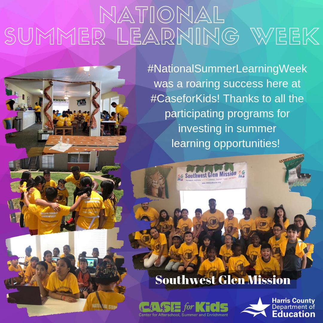 HCDE_CASE's tweet image. #NationalSummerLearningWeek was a roaring success here at #CaseforKids! Enjoy the rest of your summer! #SmarterSummers
