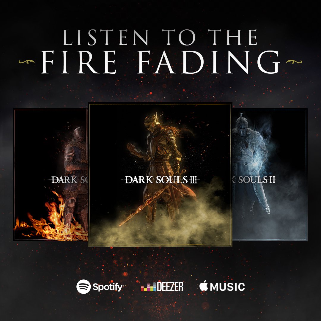 DarkSoulsGame's tweet photo. [ Treasure ahead, listen carefully. ] #DarkSouls OSTs are available online now: https://t.co/N6AUgGsQqh https://t.co/zQVzojCgmO
