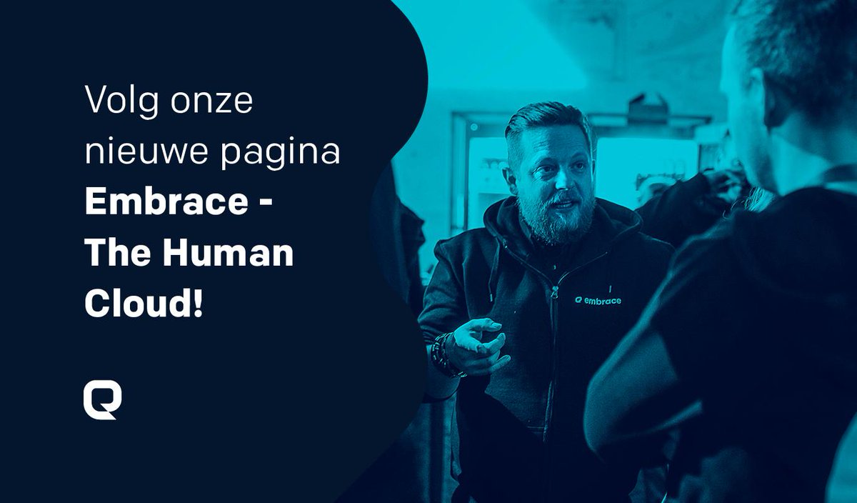 Volg je onze nieuwe twitter account <a href="/Embrace_Cloud/">Embrace - The Human Cloud</a> al? Nee? Nog niet? Doe het snel, want dit account gaat binnenkort sluiten :)