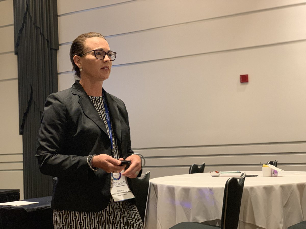 WorldCongress's tweet photo. Cheryl Allen, Principal Consultant at @bluefingroup took us through an interactive session "Patient Access Support/Copay &amp; Free Drug Programs" to start off the Specialty Network Design Track.

#Integrate19 https://t.co/ulq7fG9GeG