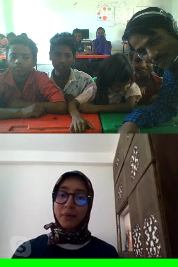 ShafiAjis's tweet photo. 🇮🇳 #India 🇲🇦 #Morocco
It's second session with @nasri_asmae , today me and my students shown her about our INDIA regarding with #Maharashtra #food #festival #statesymbol #Sport . We were very happy to interact with her due to her kind words #MicrosoftEDU #Skype https://t.co/6Ai33iyMpj