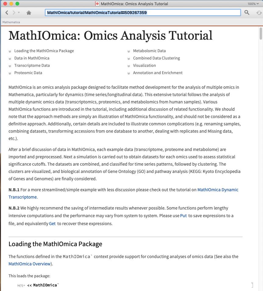 George Mias (@georgemias) on Twitter photo For new #MathIOmica users: All MathIOmica documentation and examples are in-built within the Mathematica program (1000+ pages): after installation go to Help -> Wolfram Documentation and type MathIOmica in the search bar <a href="/mathiomica/">mathIOmica</a> For new #MathIOmica users: All MathIOmica documentation and examples are in-built within the Mathematica program (1000+ pages): after installation go to Help -> Wolfram Documentation and type MathIOmica in the search bar <a href="/mathiomica/">mathIOmica</a>
