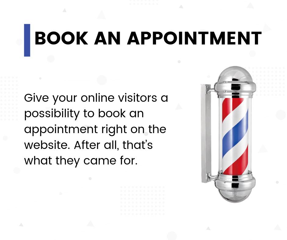 #websitemusthaves
Hey folks! Today we’re talking about Barbershop Website "must-haves" 👨‍🦱💇‍♂️💆‍♂️

Our team of UX designers made a research for must-have elements on the Barbershop Website, check out the key takeaways ➡️ 
bit.ly/2O9xLkD