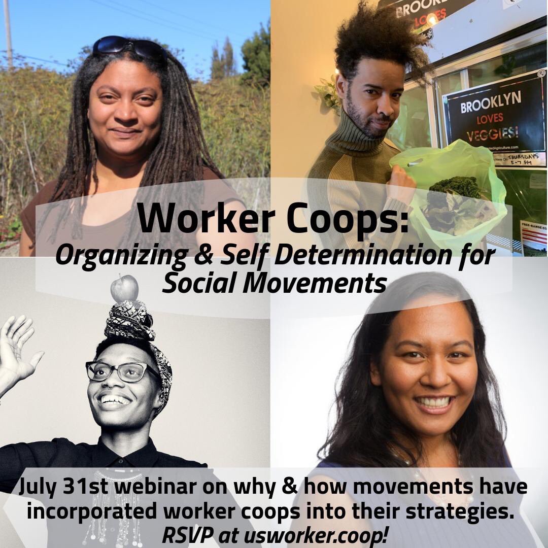 [EVENT] Worker Coops: Organizing &amp; Self Determination for Social Movements via <a href="/USFWC/">U.S. Federation of Worker Cooperatives</a> on July 31 at 11:30am PST / 2:30pm EST. More NEC member events here: bit.ly/2GlJkz6 🛠