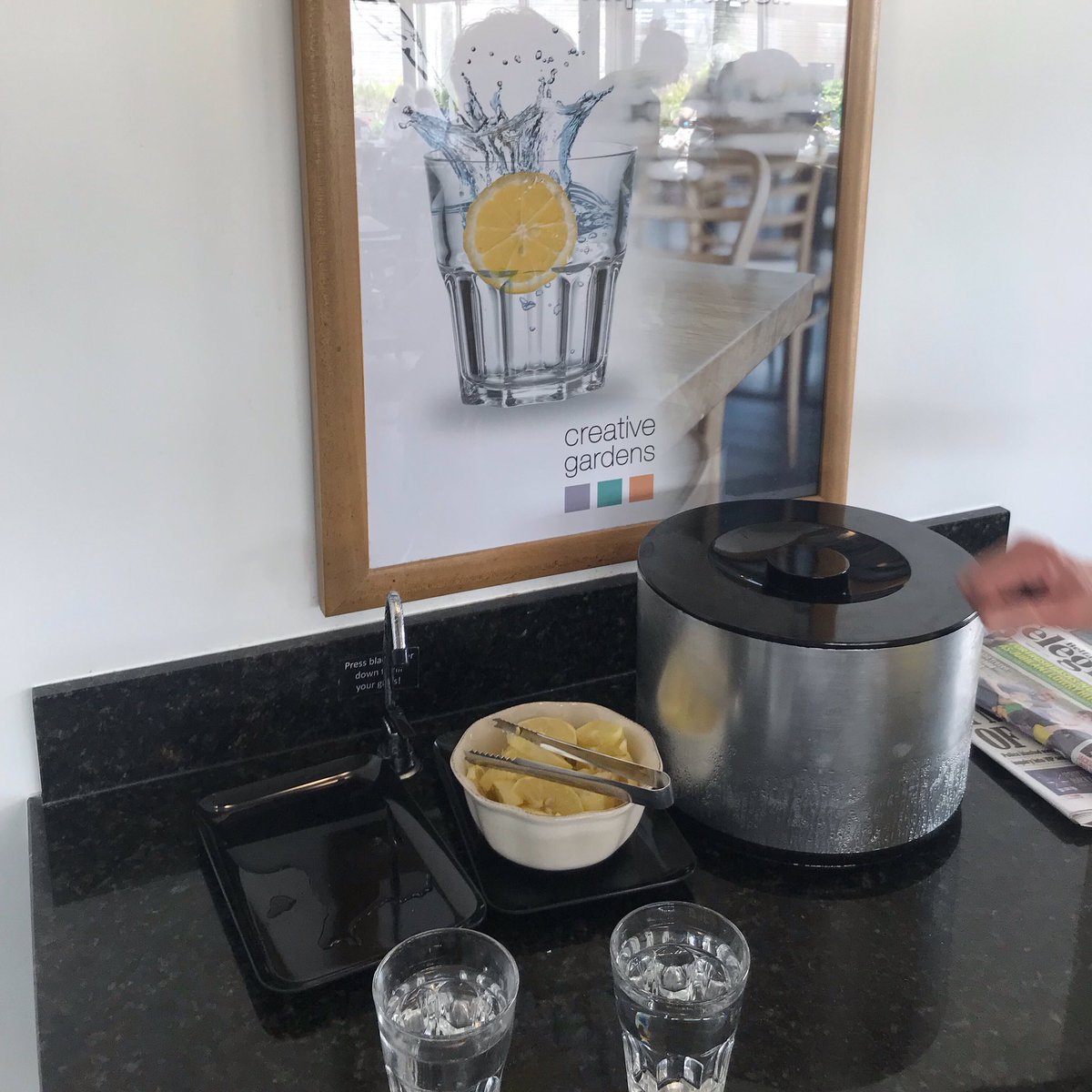 neatstreetuk's tweet photo. Garden Centre #CreativeGardensNI leafing the way with a #Refilltap #noplastic #NorthernIreland https://t.co/BlG3J7GDGF