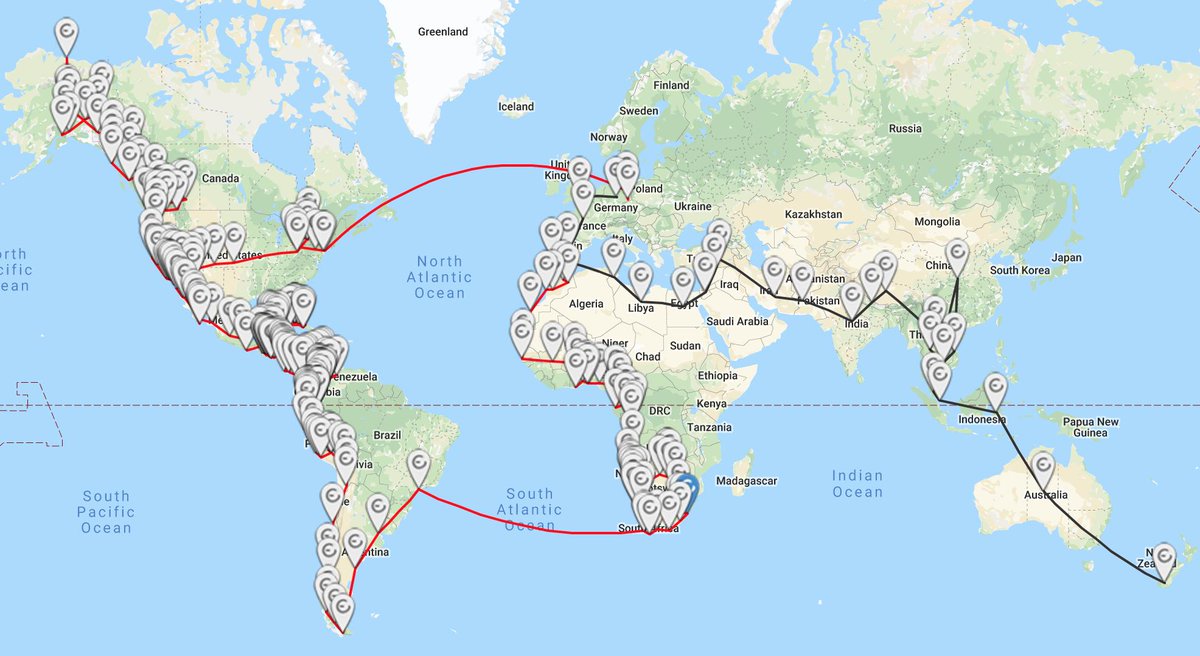 OpenExplorers's tweet image. The grey line on the map shows Daniel's "Somewhere Else Tomorrow" journey, and the red line is the route we travelled together. Our film about that adventure will be out soon. In the meantime, discover more about our experiences here: open-explorers.com/blog/
