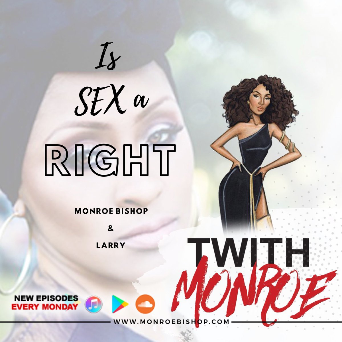 TwithMonroePod's tweet photo. Is sex a human right? Do we give up that right to choose once we get married? #twmpodcast #marriageobligation #sexrights 

https://t.co/b9JgFXxliq https://t.co/rn5GCdKlSi