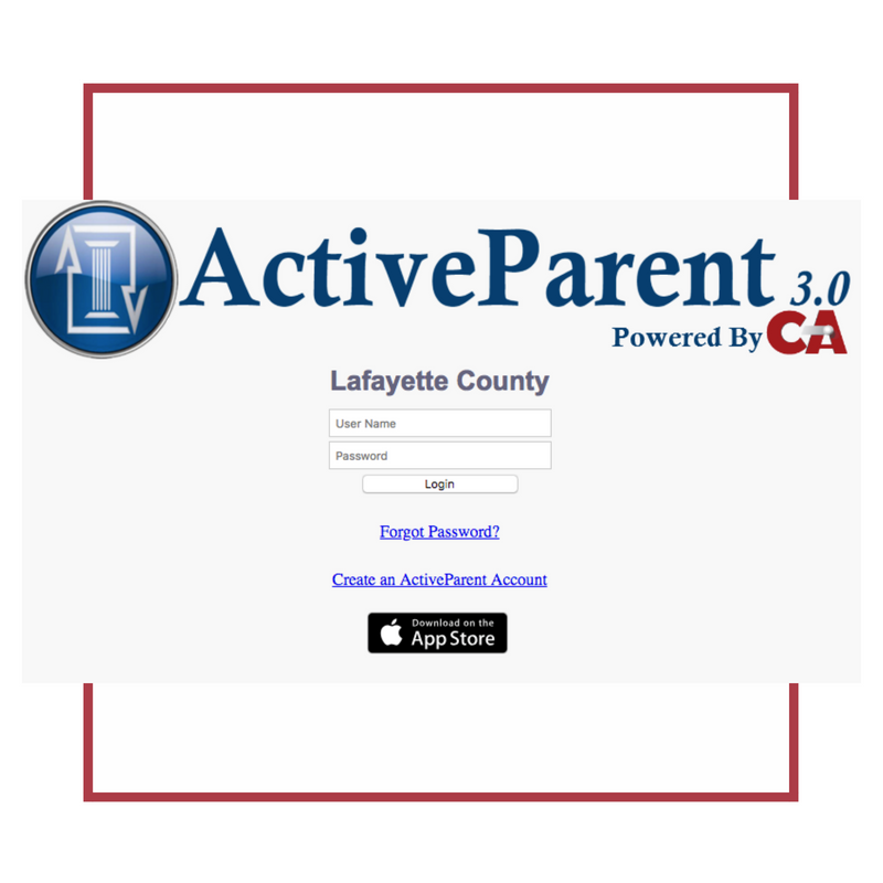 The new school year is approaching a little too fast.  

We would like to remind parents and students to make sure to download the ActiveParent or ActiveStudent app to have direct access to schedules, grades, and school news and information.