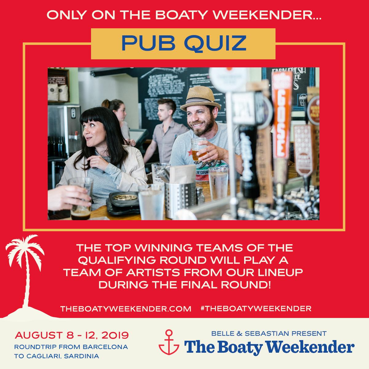 🎉 We're oh so excited to host our very own Pub Quiz on our liner! #theboatyweekender #pubquiz theboatyweekender.com