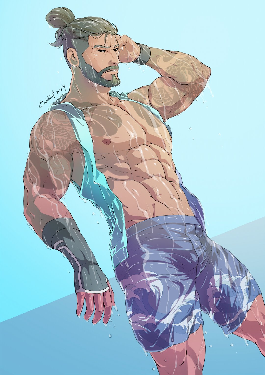 Evinist On Twitter Wave Hanzo Overwatch Hanzo