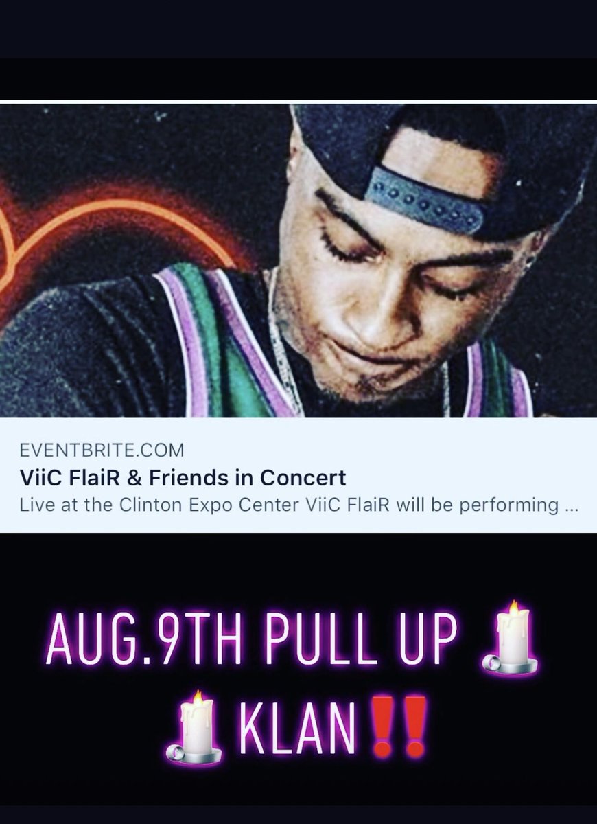August 9th with @ViiCFlaiR  nigga we litty