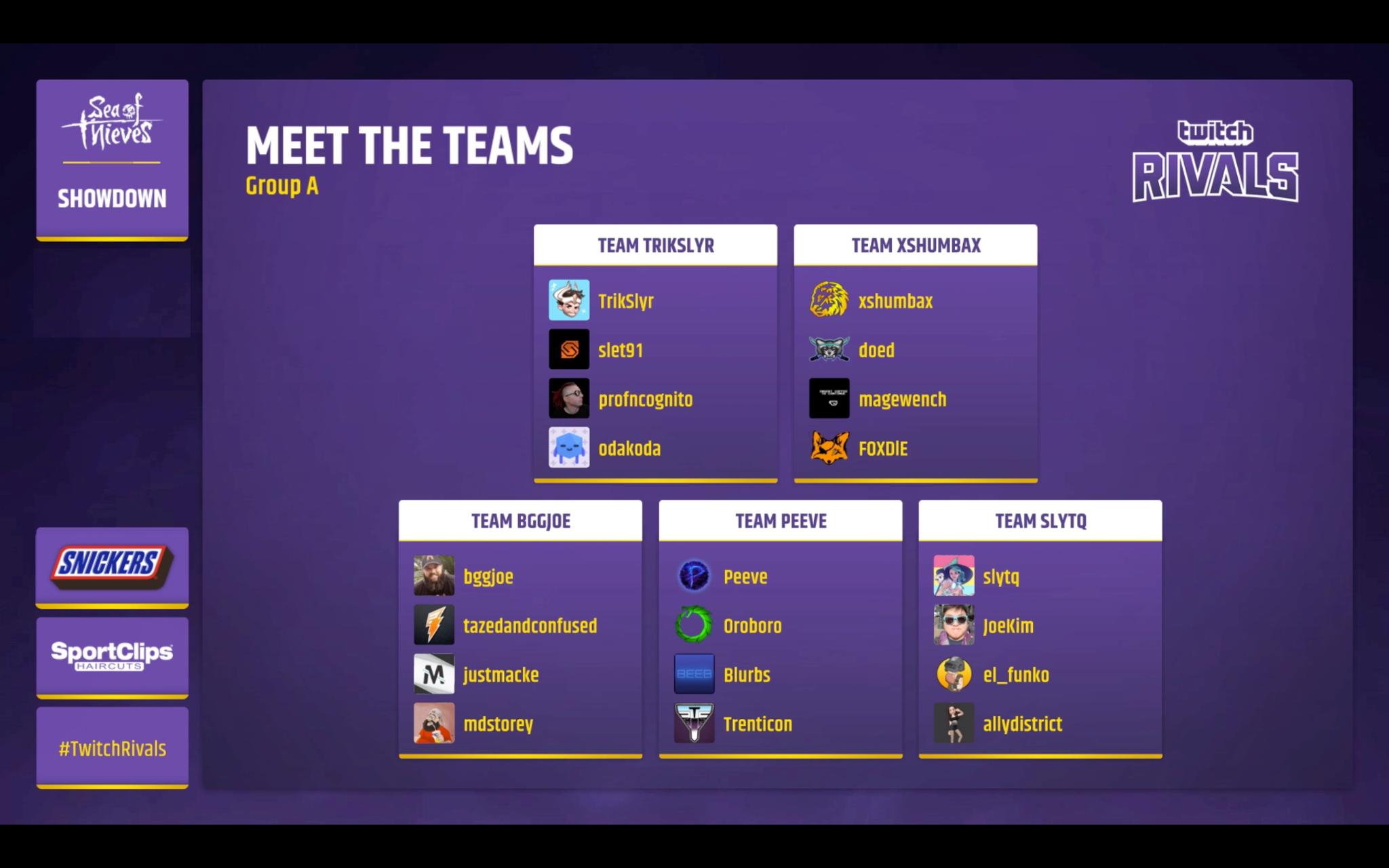 Twitch Esports on Twitter "Group A action continues in TwitchRivals