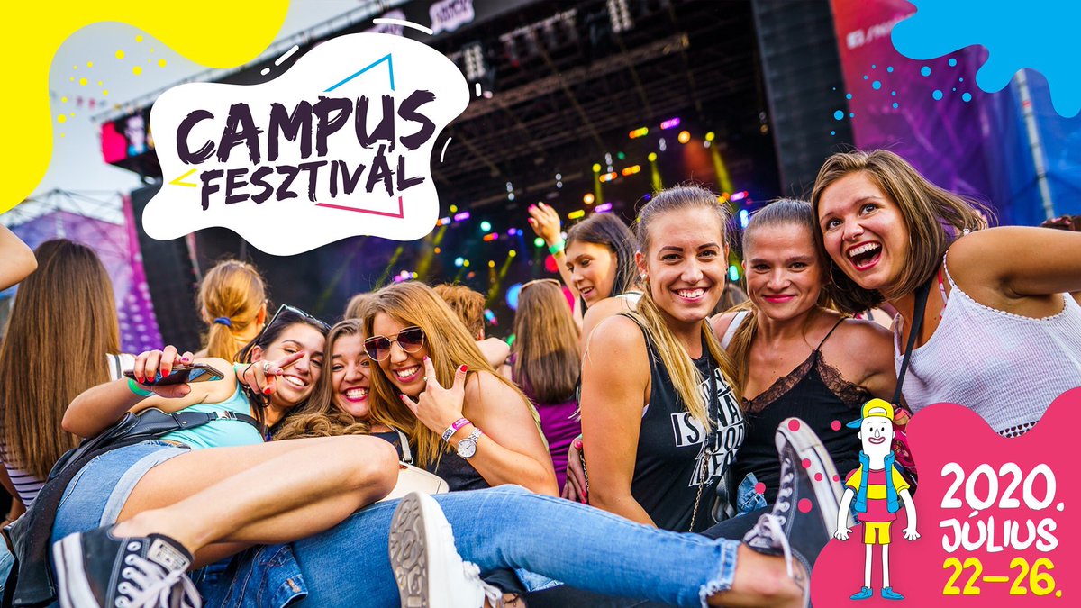#Campus2020: July 22-26! See you there! #Debrecen #CampusFestival #Nagyerdő