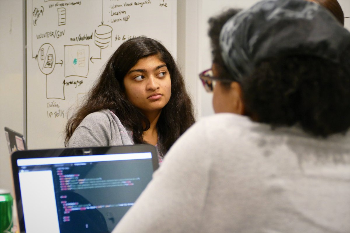 Justin_Andrew17's tweet image. Today's @GirlsWhoCode event at @IBM allowed various @ibmdevelopernyc programmers to come together, troubleshoot and code programs designed to resolve various problems!
#CallForCode #IbmDeveloper #Coding #womenempowerment #Powertothefemale #TheFutureisFemale