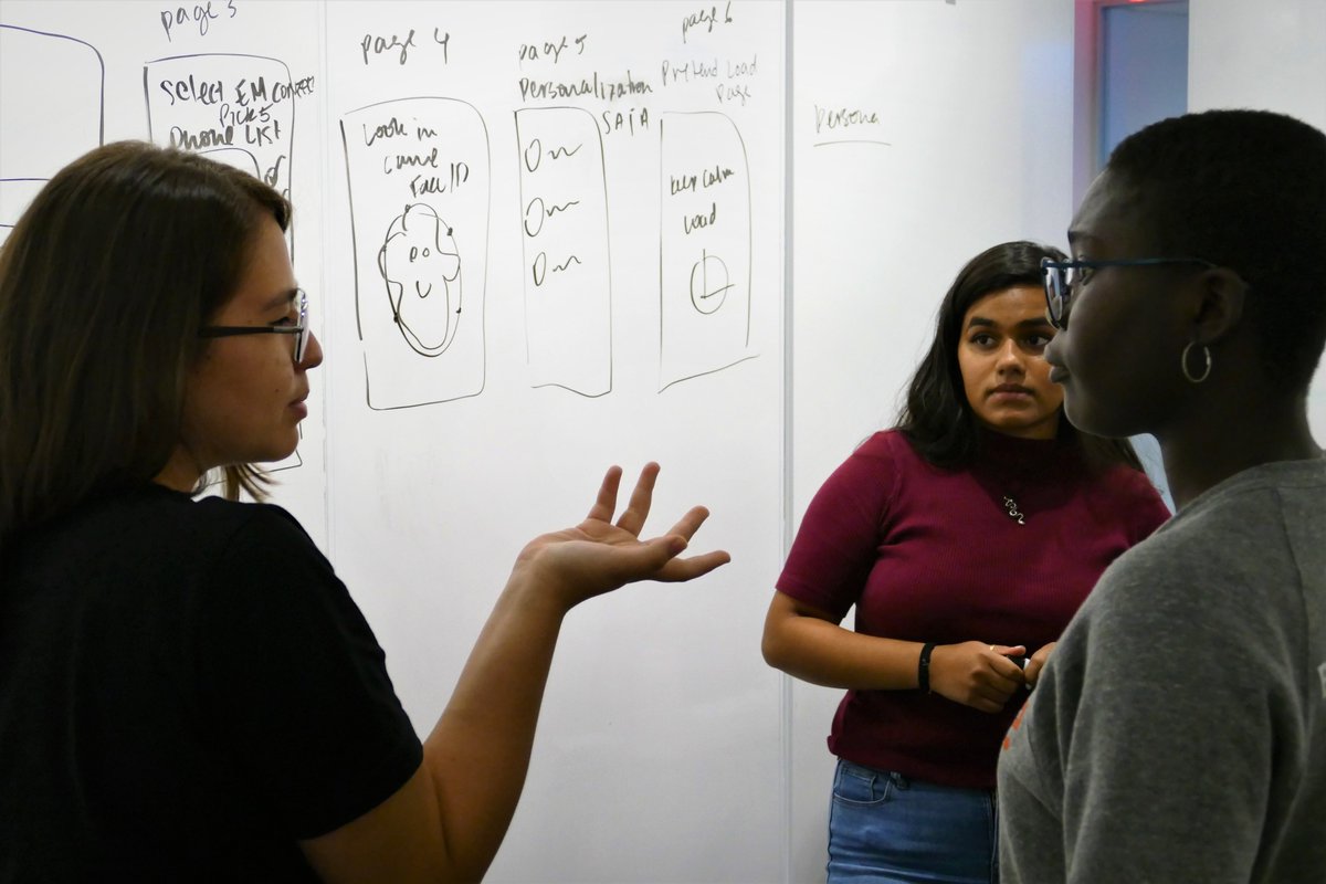 Justin_Andrew17's tweet image. Today's @GirlsWhoCode event at @IBM allowed various @ibmdevelopernyc programmers to come together, troubleshoot and code programs designed to resolve various problems!
#CallForCode #IbmDeveloper #Coding #womenempowerment #Powertothefemale #TheFutureisFemale