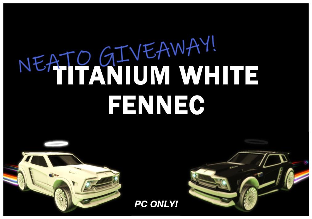 ✨TITANIUM WHITE FENNEC GIVEAWAY!✨

loving the new Fennec as much as me? 
here's a chance to win a white one on PC! 🤩

REQUIRED TO ENTER:
⭐️ Follow me!
⭐️ Retweet THIS tweet!
⭐️ PC Only!

PRIZE: 
⭐️ ONE (1) Titanium White Fennec!

ENDS:
⭐️ Aug. 6th, 2019, 12PM EST