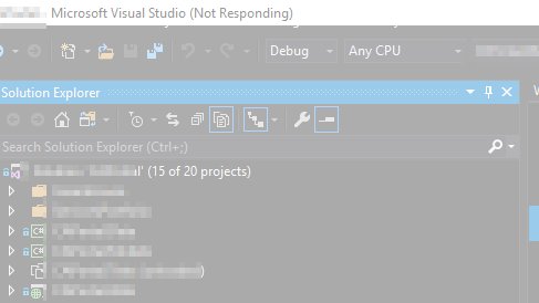 Ever since upgrading to <a href="/VisualStudio/">Visual Studio</a>  2019, getting constant freezing doing basic stuff like moving files around. Anyone else getting this? <a href="/VisualStudio/">Visual Studio</a> anything I can do?