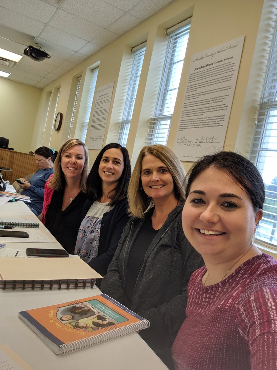 A little PD on this rainy day. #ACESPowerUp <a href="/sfurr_ACES/">Sandra Furr</a> <a href="/nicole_poore/">Nicole Poore</a> and Becky Easter. We are enjoying <a href="/srbeyer/">Stacy Beyer</a>'s presentation!