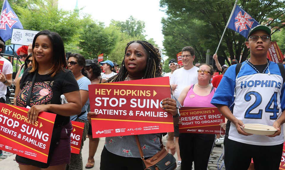 Johns Hopkins Hospital: Union-buster and predatory debt collector ow.ly/a0D450v9bcF