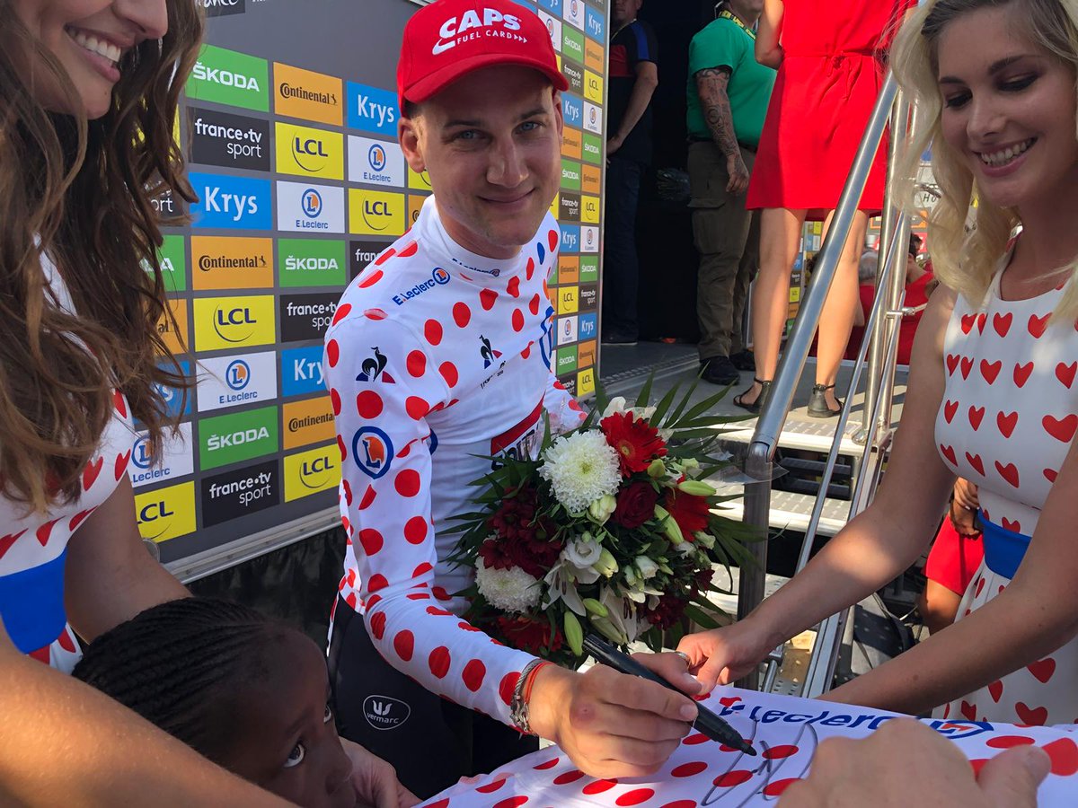 🔁 RT &amp; follow pour tenter de remporter un nouveau Maillot à Pois de Tim Wellens. ⚪️🔴 

#TDF2019